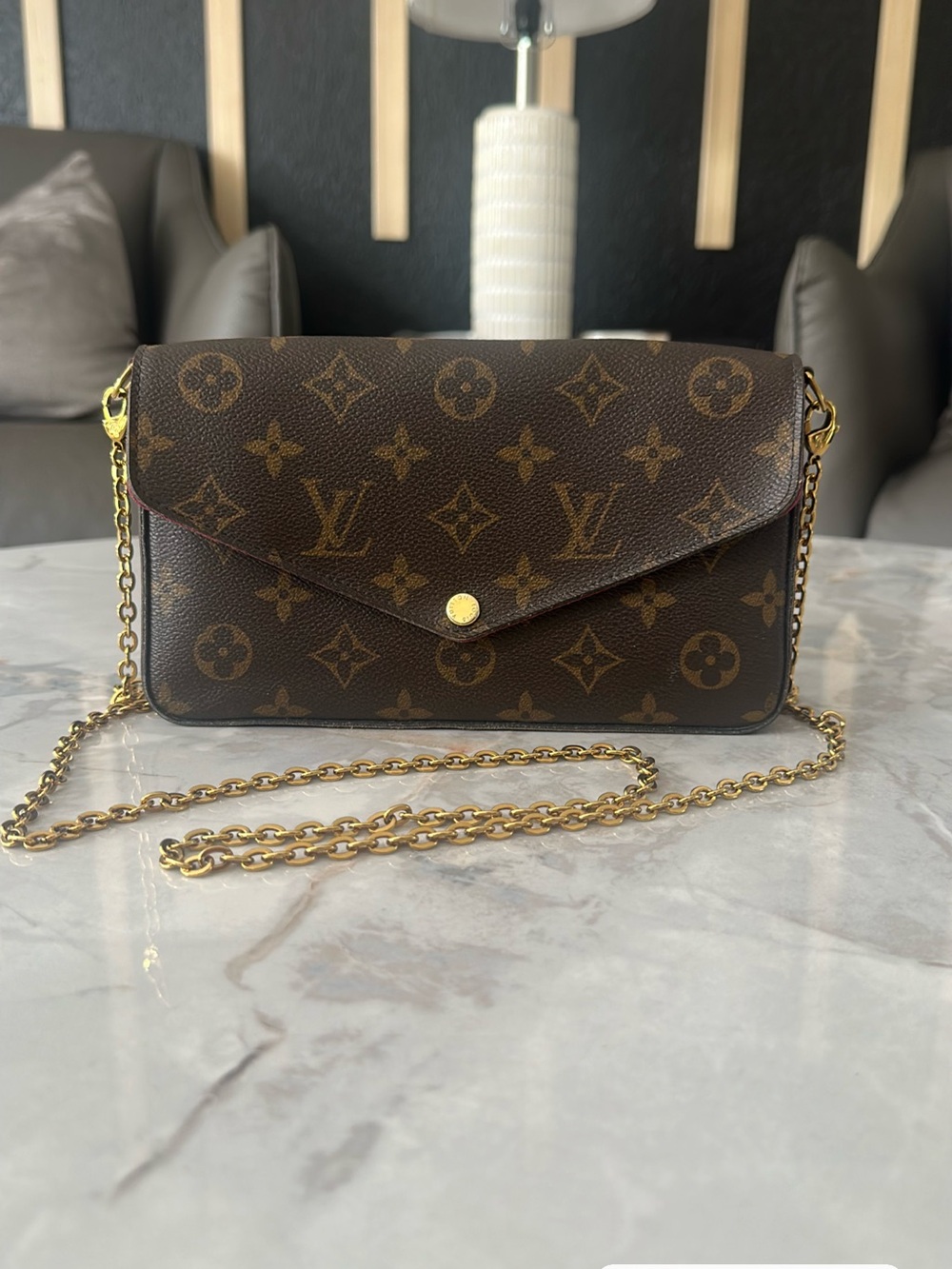 Louis Vuitton Monogram Envelope Crossbody Felicie